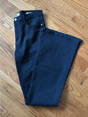NWOT Frame Le High Flare Jeans in Black 32L